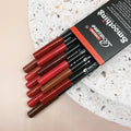 Set di 12 rossetti a lunga durata con matita per labbra professionale e lucidalabbra opaco Make Up