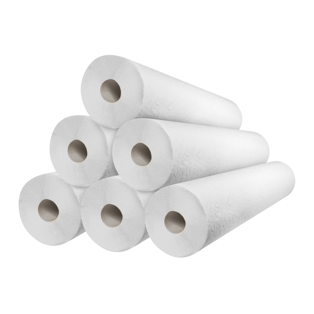 1/3/5 Pz Carta per barella a doppio strato 56 cm X 50 metri pretagliata a 80 cm - Rotoli di carta per barella da massaggio a doppio strato