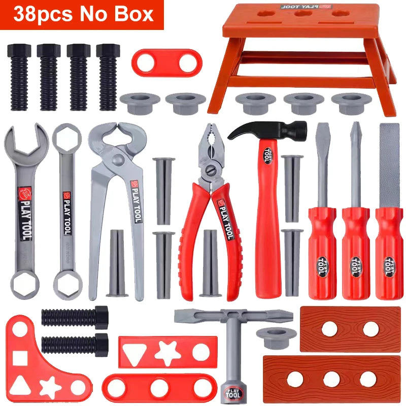 Set di attrezzi per bambini con trapano 55-68 Pz