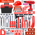 Set di attrezzi per bambini con trapano 55-68 Pz