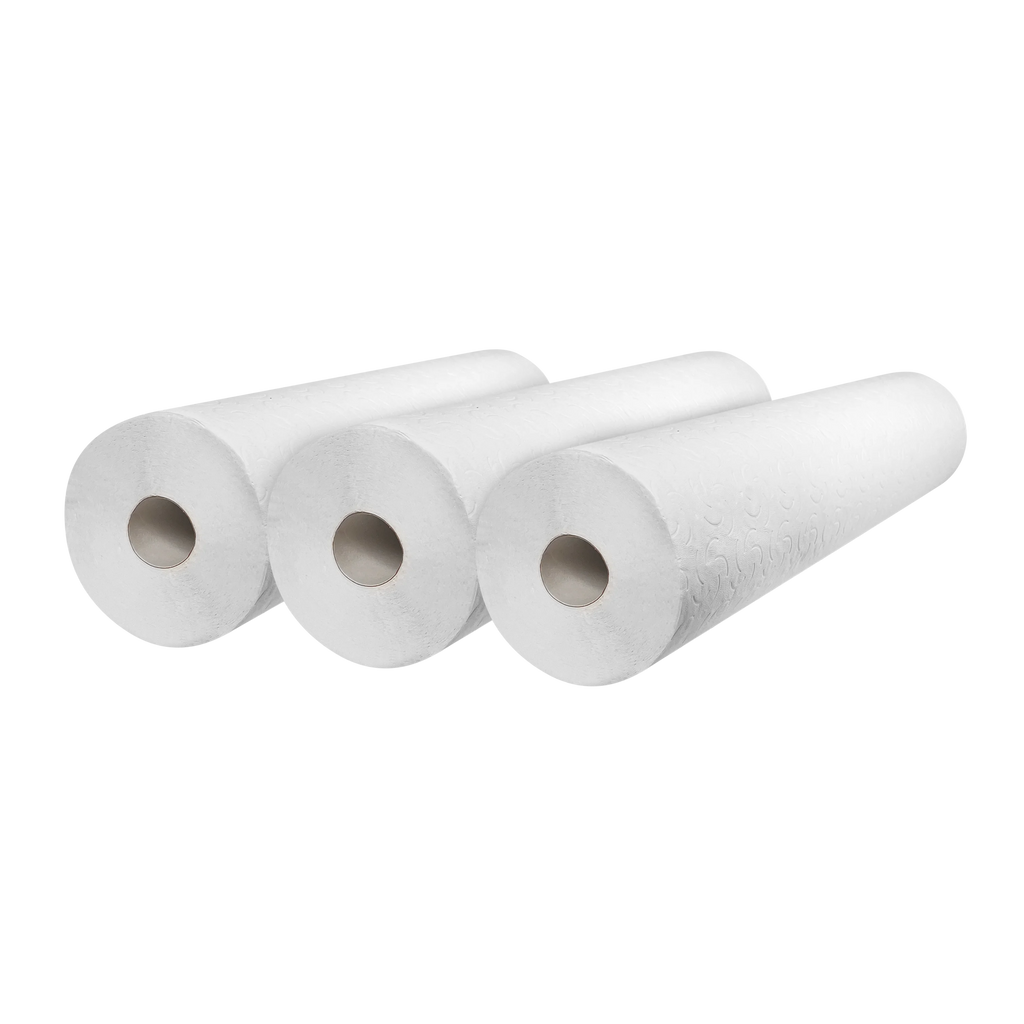 1/3/5 Pz Carta per barella a doppio strato 56 cm X 50 metri pretagliata a 80 cm - Rotoli di carta per barella da massaggio a doppio strato