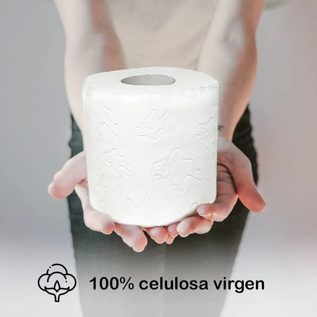60 Rotoli Carta igienica a doppio strato morbida e resistente