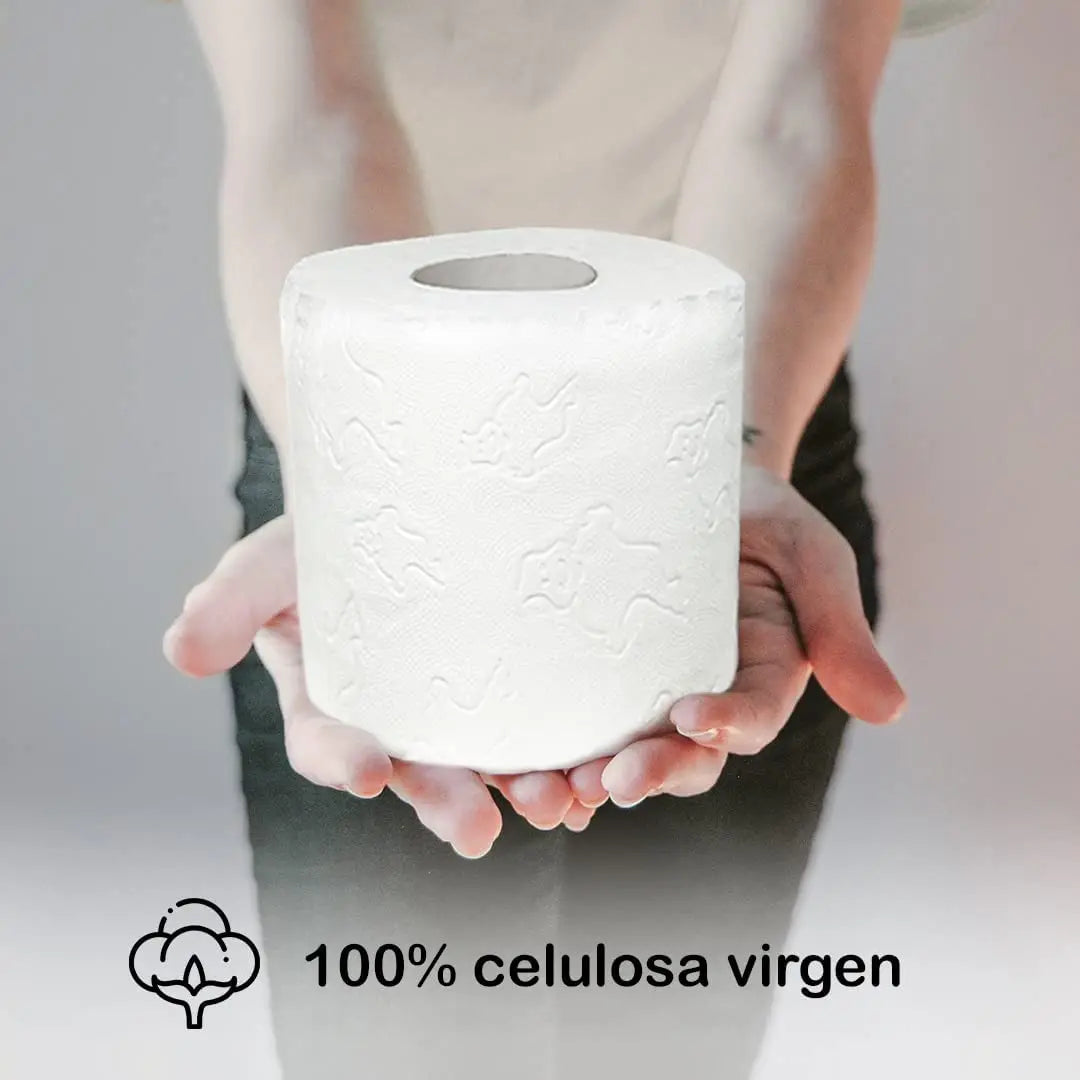 60 Rotoli Carta igienica a doppio strato morbida e resistente