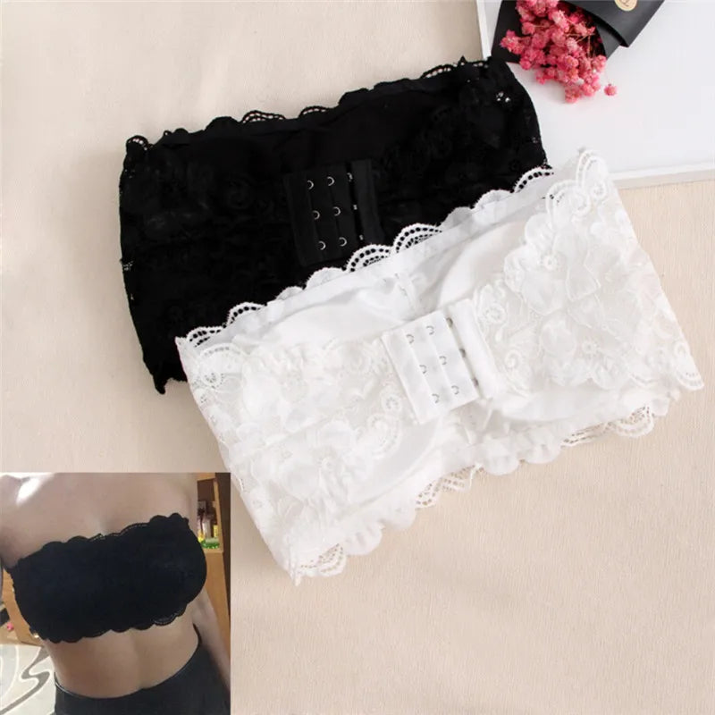 Bralet in pizzo senza spalline