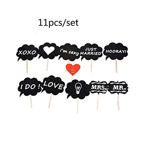 10-58 pezzi Divertimento Decorazione di nozze Photo Booth Props Fai da te Forniture per feste