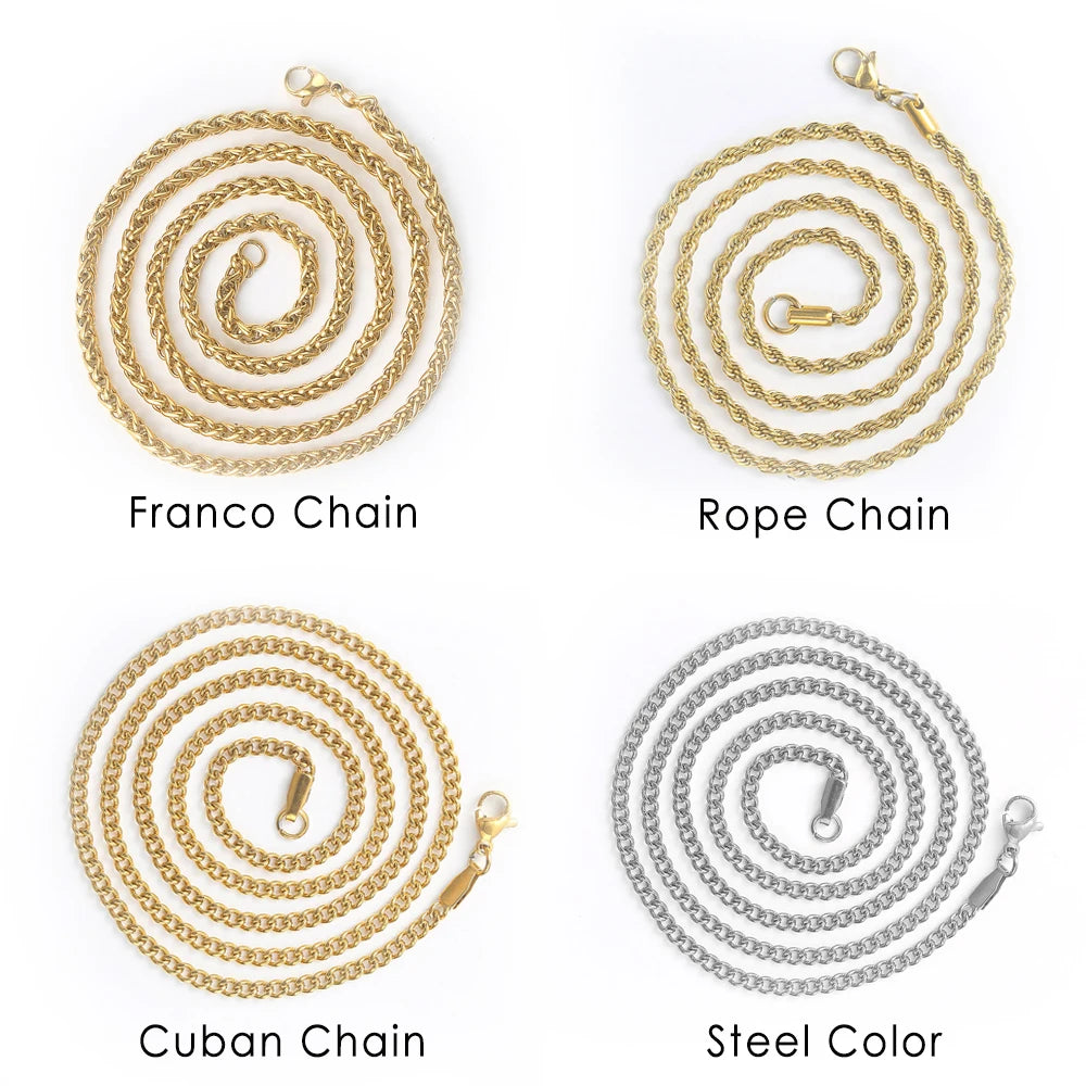 Collana con ciondolo a croce Unisex