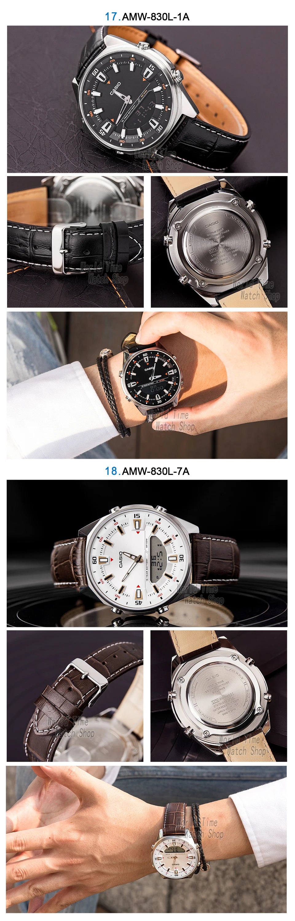 Casio Orologio da uomo impermeabile vari modelli