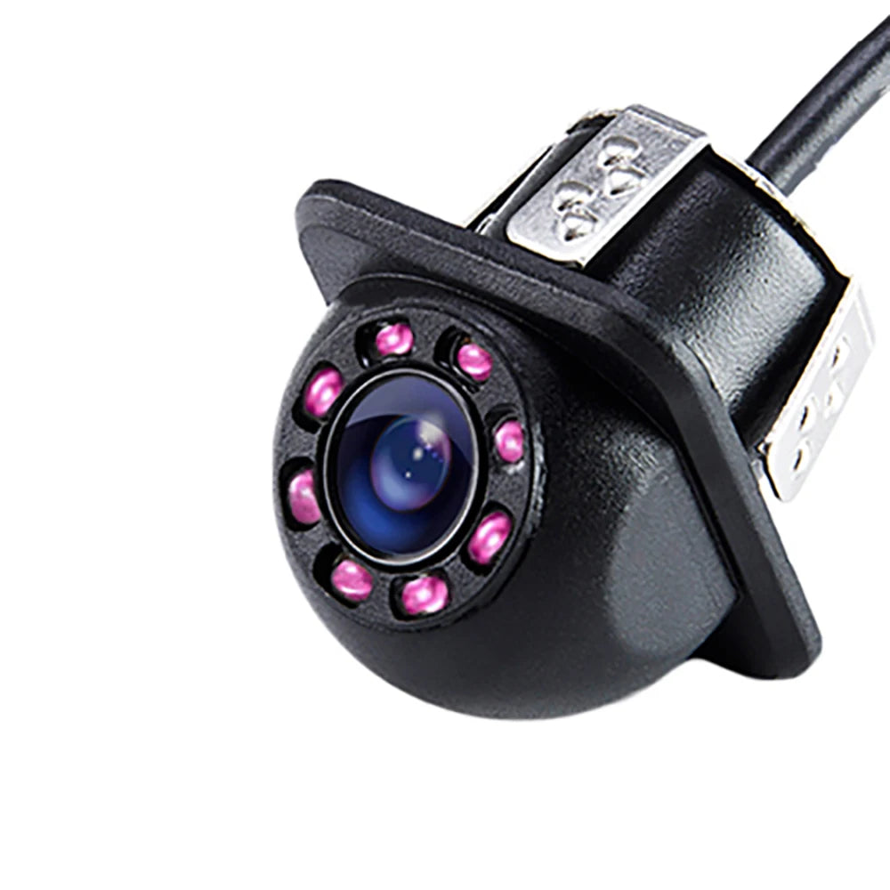 Hippcron Telecamera posteriore per auto 4 LED Visione notturna Reverse Monitor di parcheggio Impermeabile 170 gradi HD Video