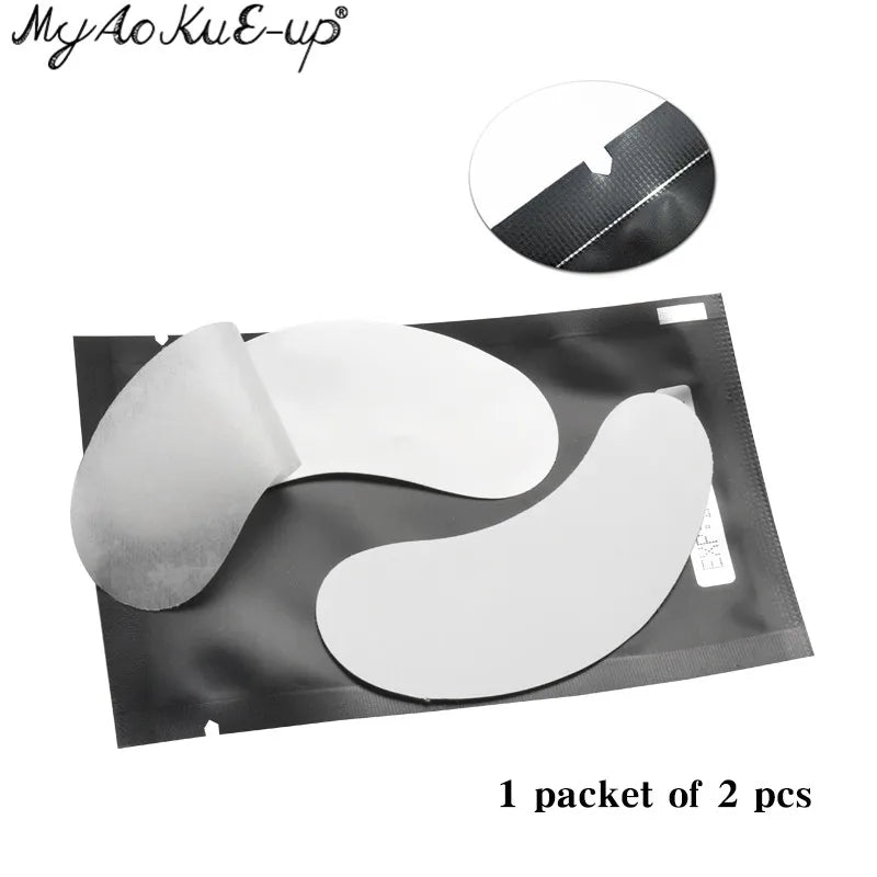 50 paia di estensione delle ciglia in Hydrogel Eye Pad Gel Adesivo