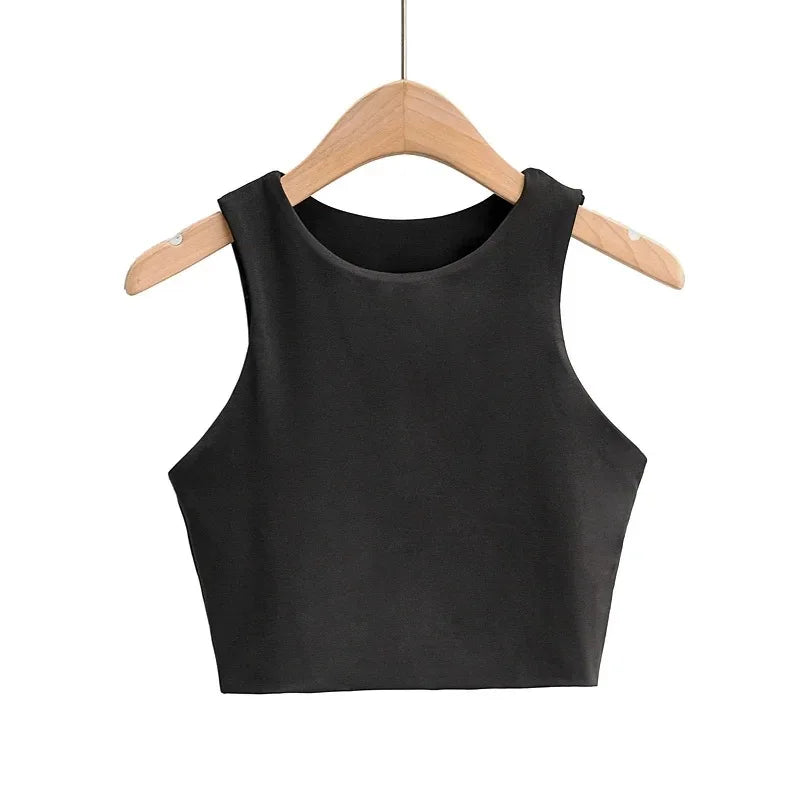 Sexy Slim Senza Maniche Doppio Nylon di buona qualità 6 colori