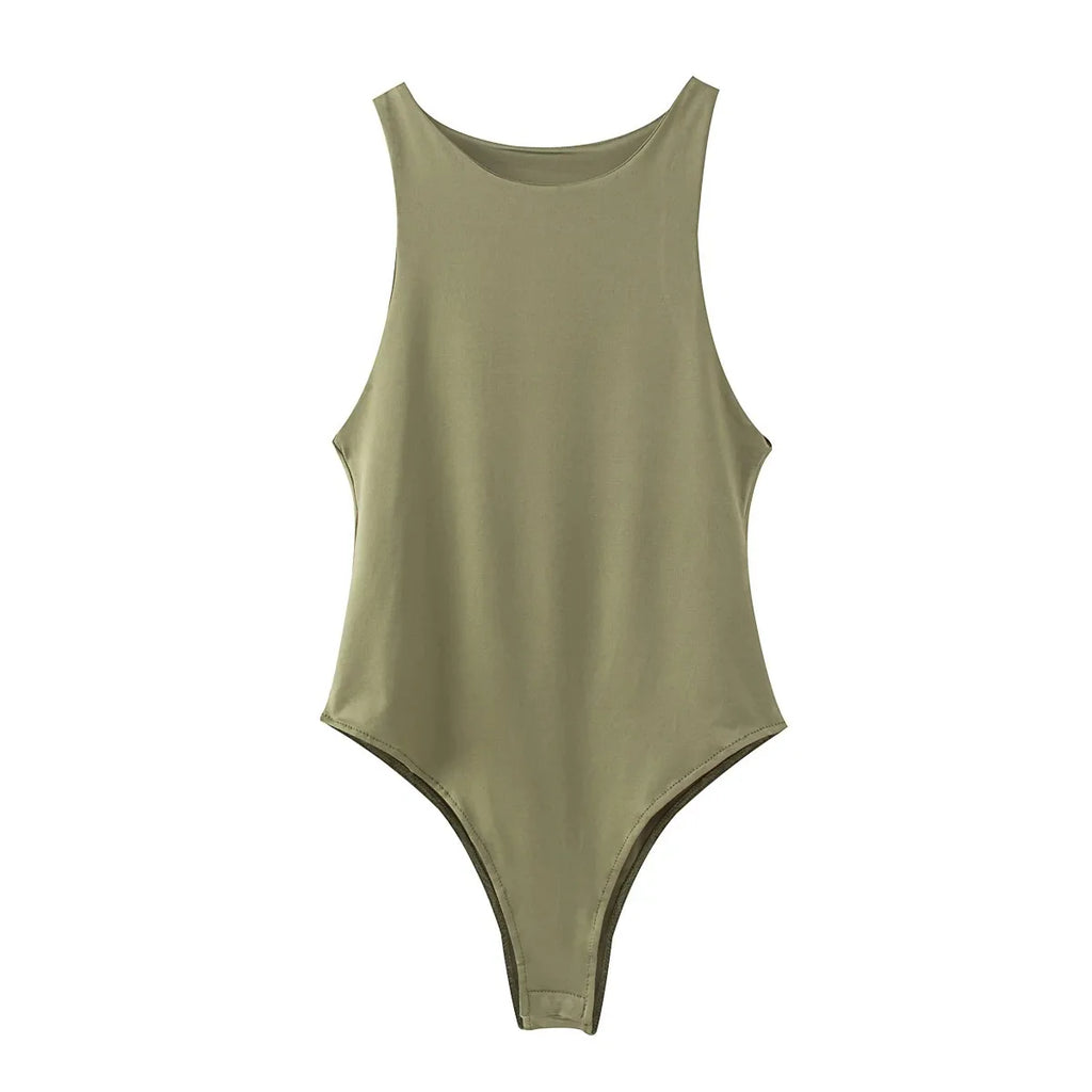 Body donna 4 colori sottile casual chic