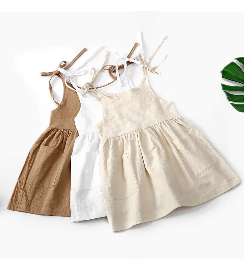 Abito estivo per bambina in cotone