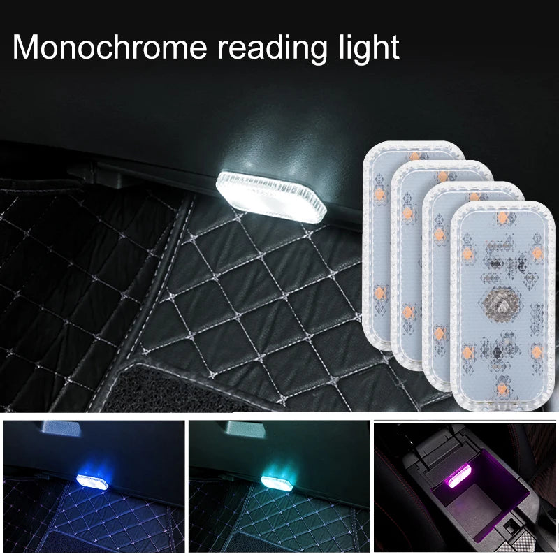 LED Touch Light Mini Wireless Auto Illuminazione per interni Ricarica USB