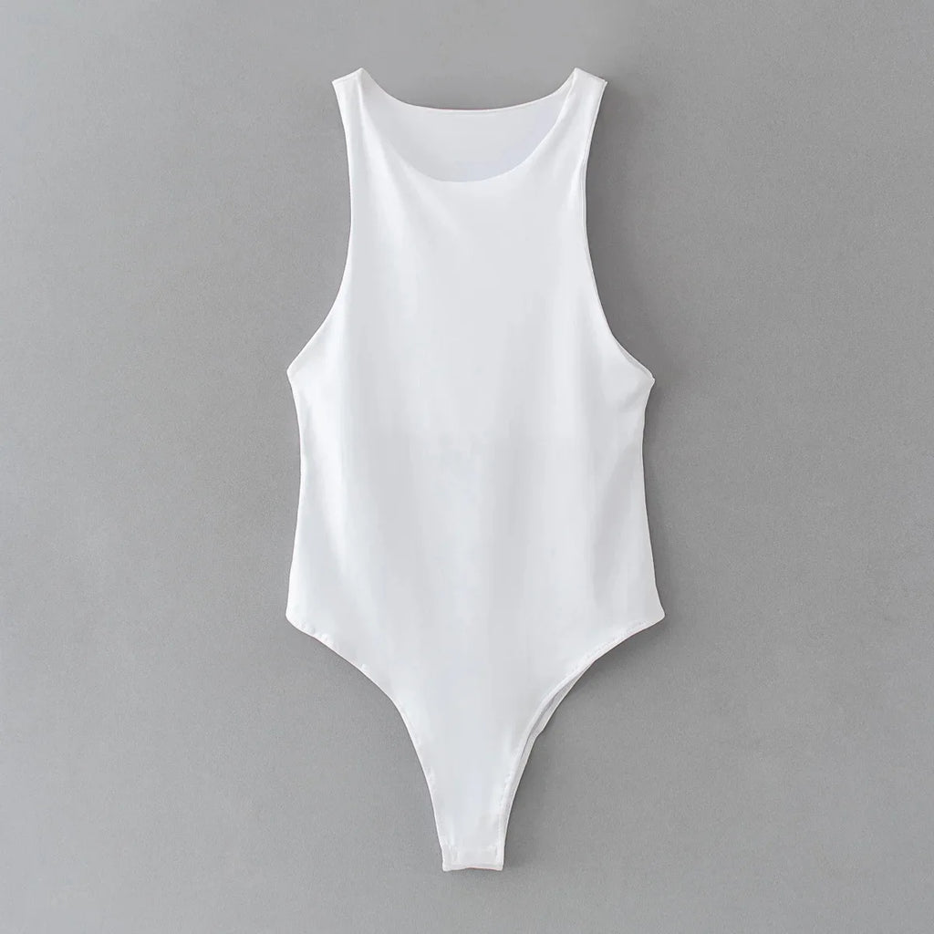 Body donna 4 colori sottile casual chic