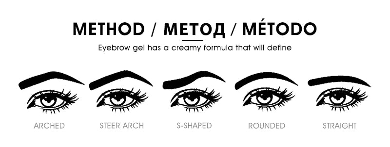 IMAGIC Professional Eyebrow Gel 6 Colori