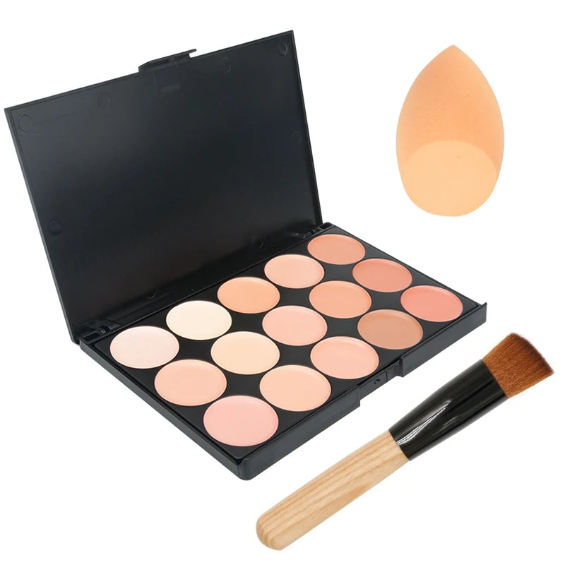 Trucco Professionale Fondotinta Palette 15 Colori