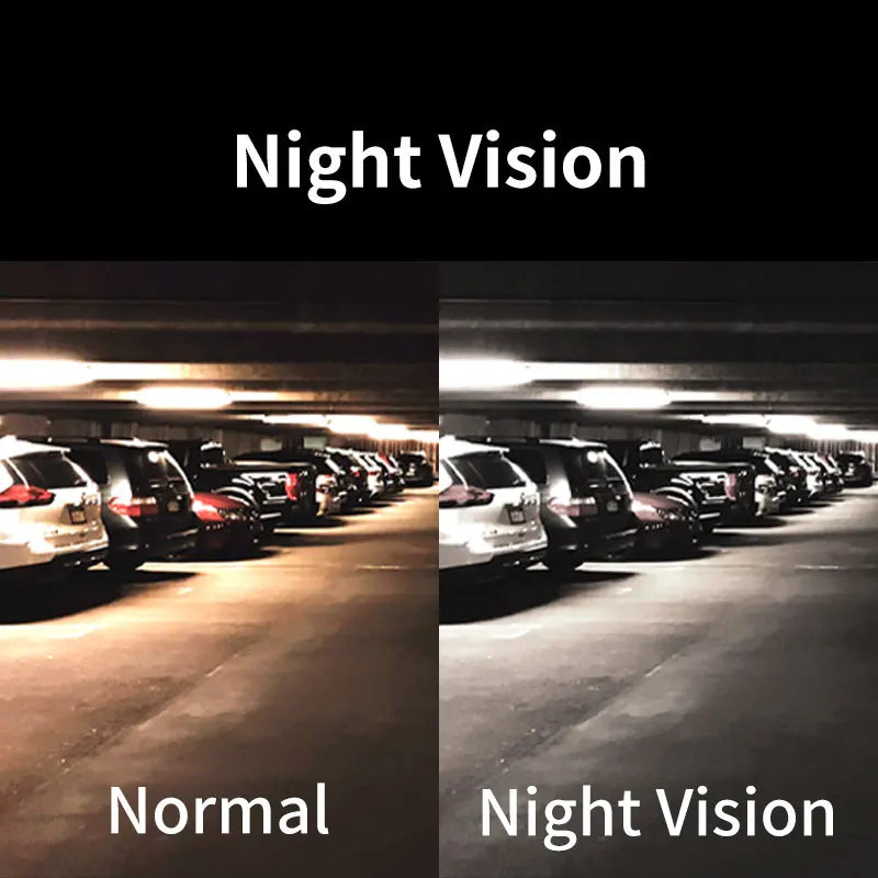 Hippcron Telecamera posteriore per auto 4 LED Visione notturna Reverse Monitor di parcheggio Impermeabile 170 gradi HD Video