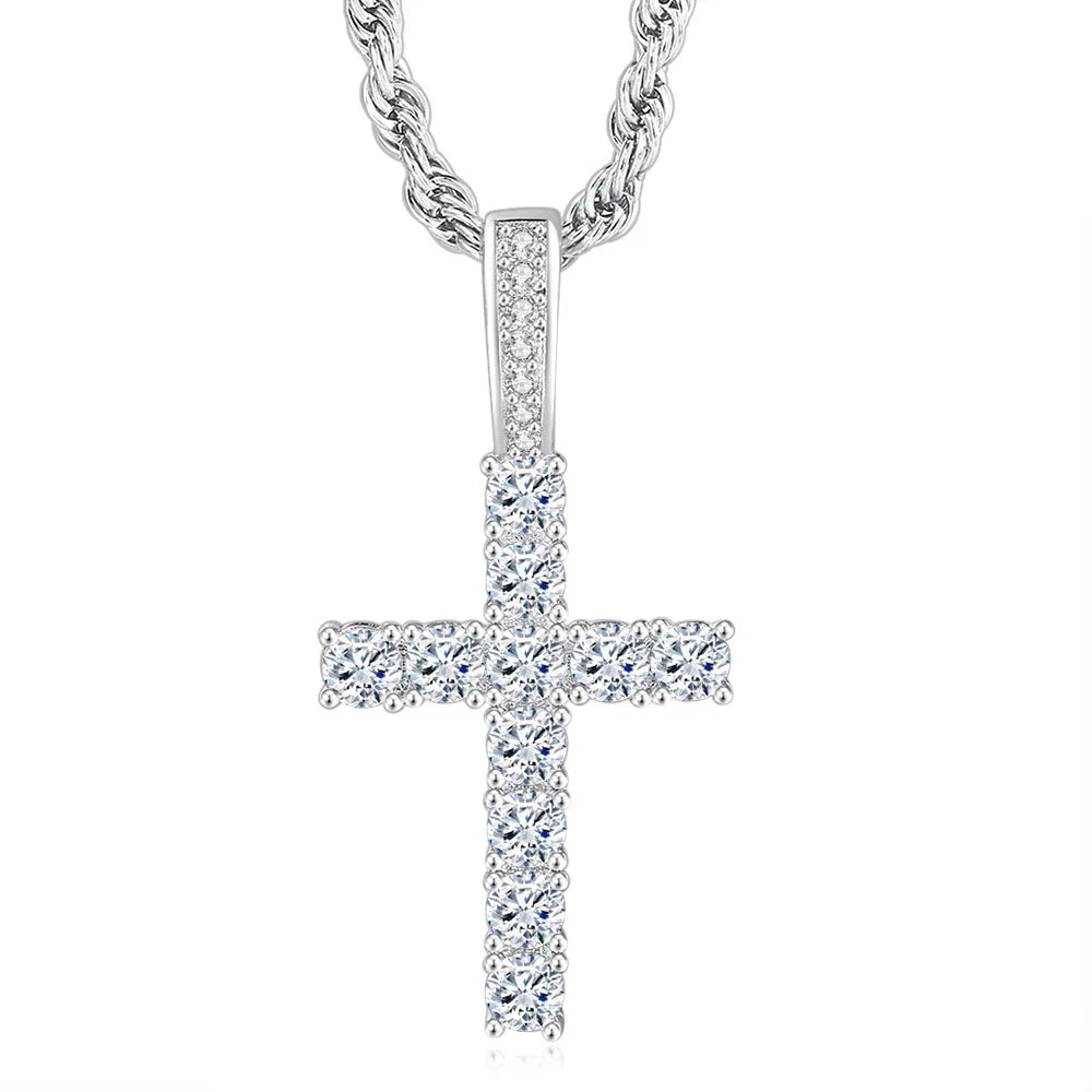 Collana con ciondolo a croce Unisex