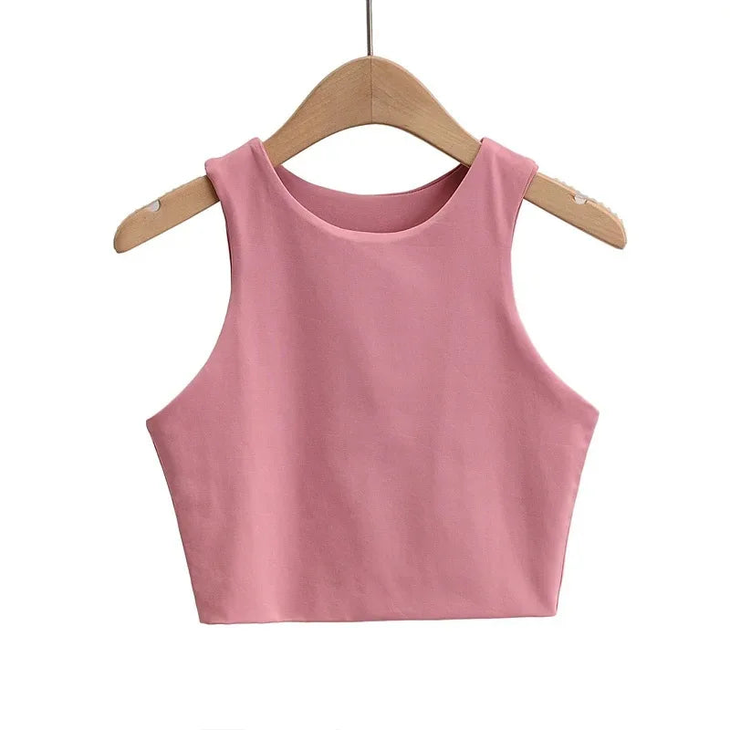 Sexy Slim Senza Maniche Doppio Nylon di buona qualità 6 colori