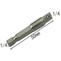 Set di adattatori cromati Stelo esagonale 1/4” 3/8” 1/2” Punte di estensione Set di barre Utensili elettrici TF003