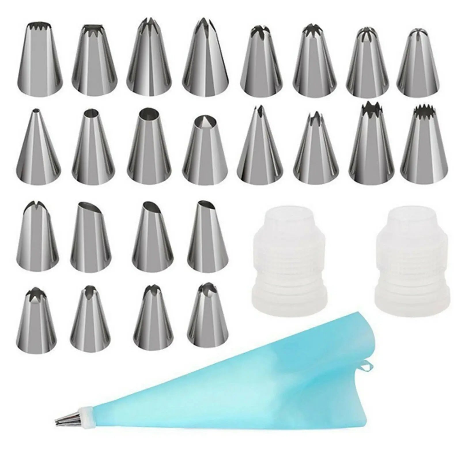 24 PEZZI DI GLASSA UGELLO UGELLO SET BOX – DECORAZIONI