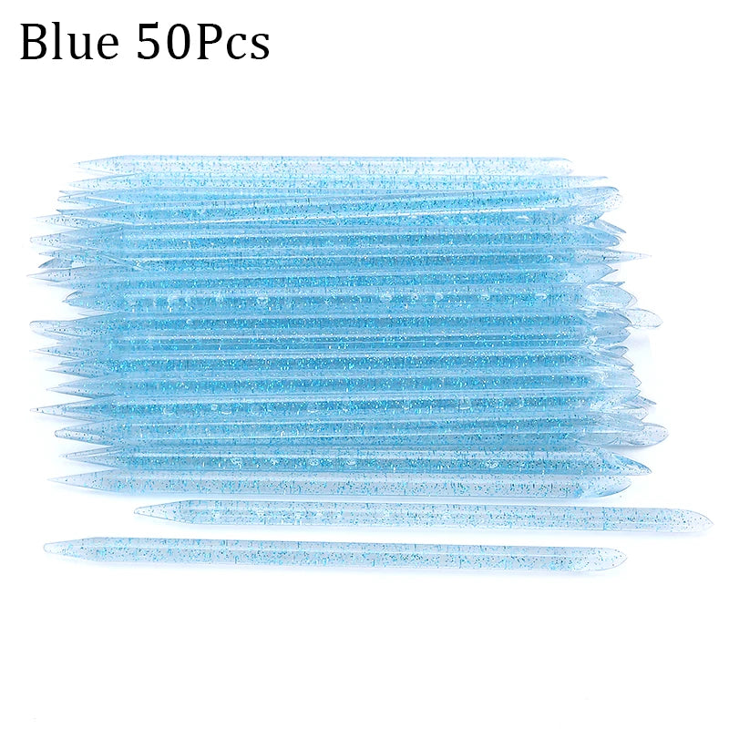 100 pezzi Nail Art Cuticle Pusher Riutilizzabile a doppia estremità Strumento professionale per la rimozione delle cuticole