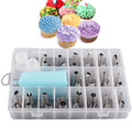 24 PEZZI DI GLASSA UGELLO UGELLO SET BOX – DECORAZIONI