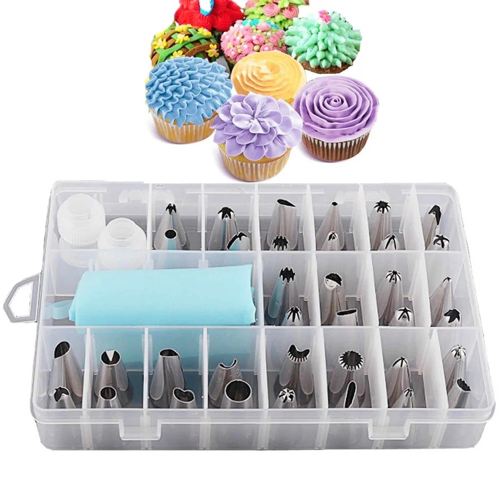 24 PEZZI DI GLASSA UGELLO UGELLO SET BOX – DECORAZIONI