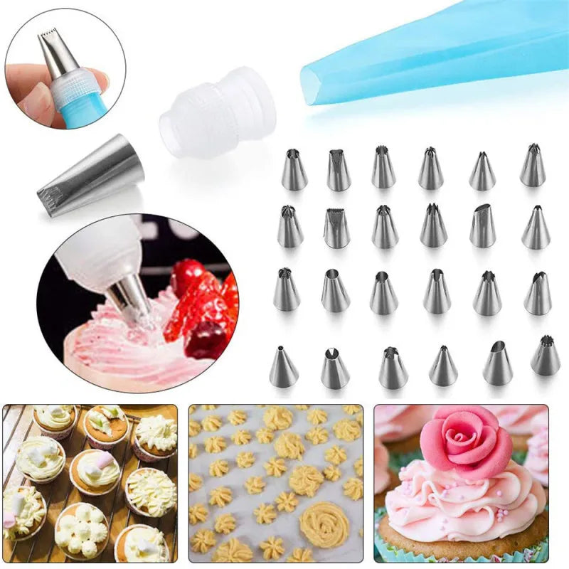 24 PEZZI DI GLASSA UGELLO UGELLO SET BOX – DECORAZIONI