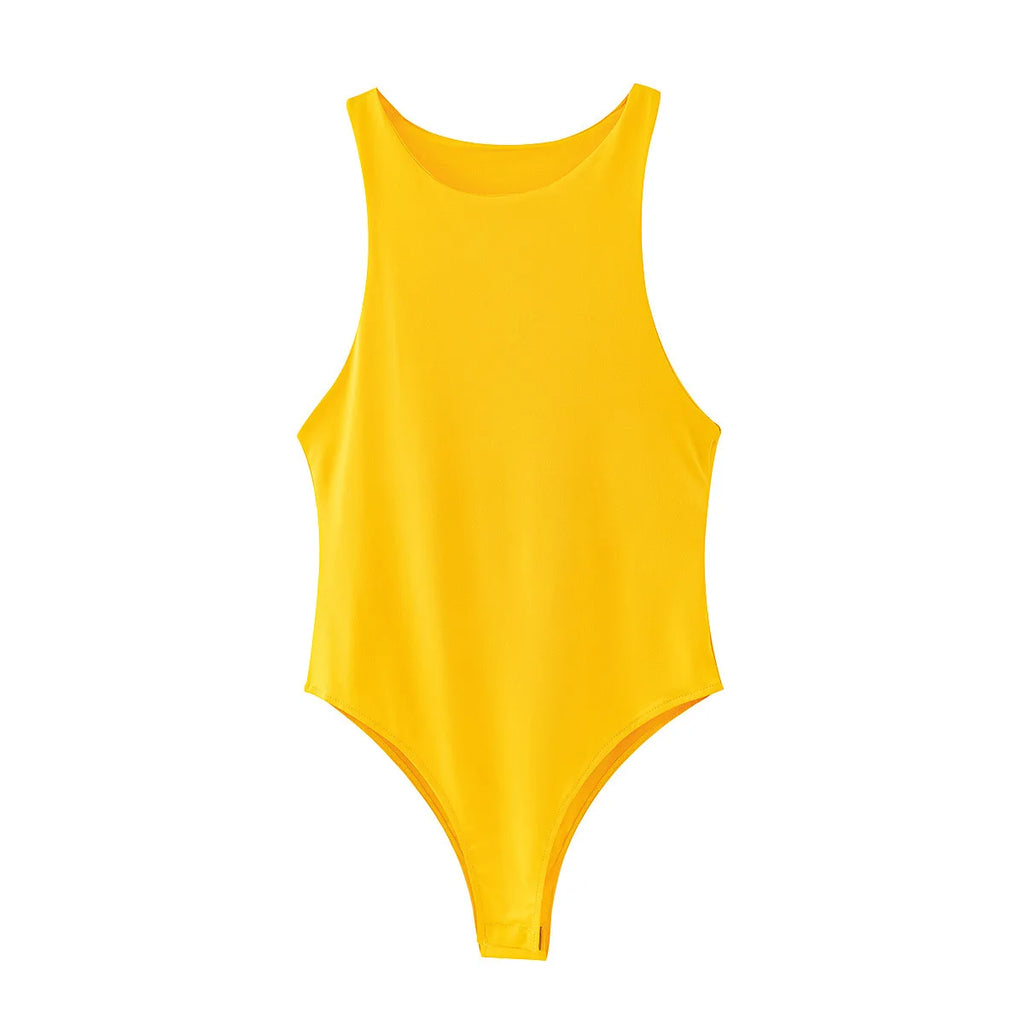 Body donna 4 colori sottile casual chic