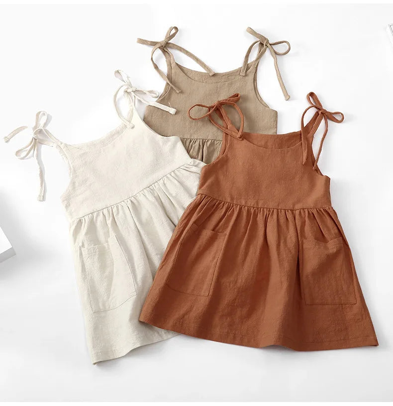 Abito estivo per bambina in cotone