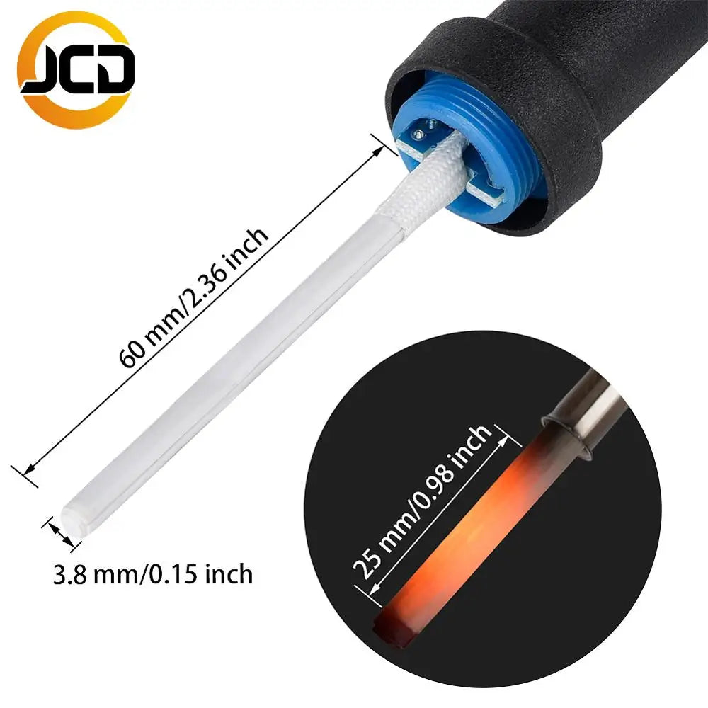 🇺🇸JCD 220V 60W Saldatore elettrico a temperatura regolabile di qualità Kit completo