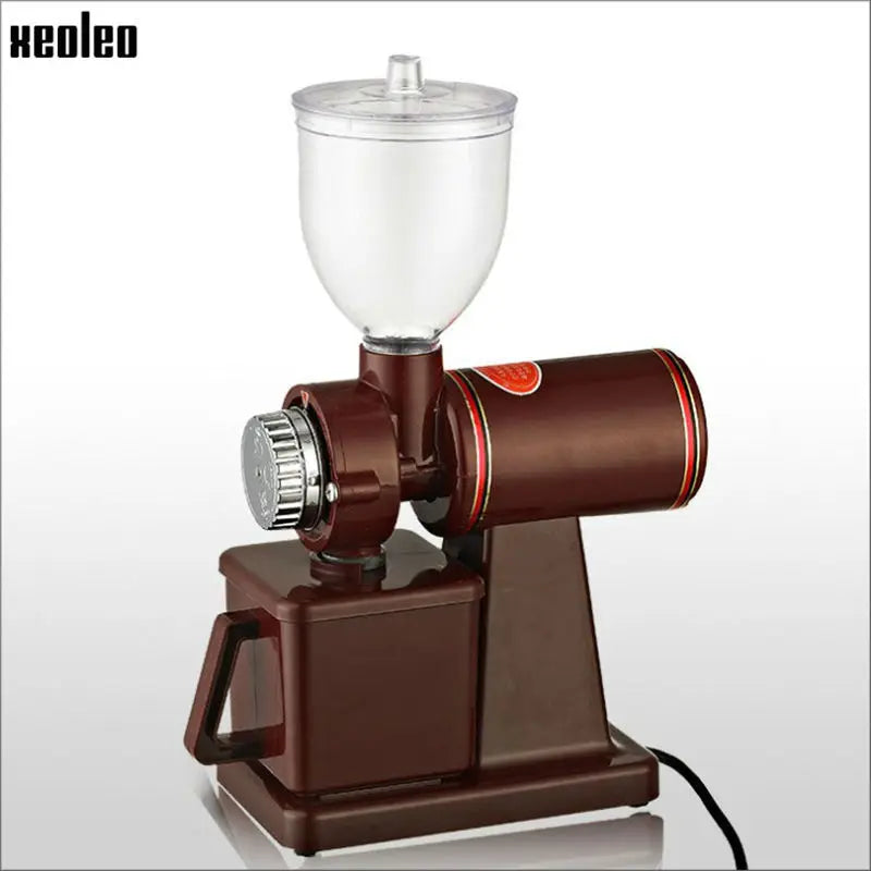 Macinacaffè elettrico Xeoleo 600N Macchina per macinacaffè Macchina per macinacaffè Macchina per macinazione 100W Rosso/Nero