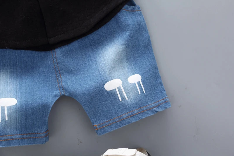 Set 2 Pz bambini Top Denim 0-4 anni