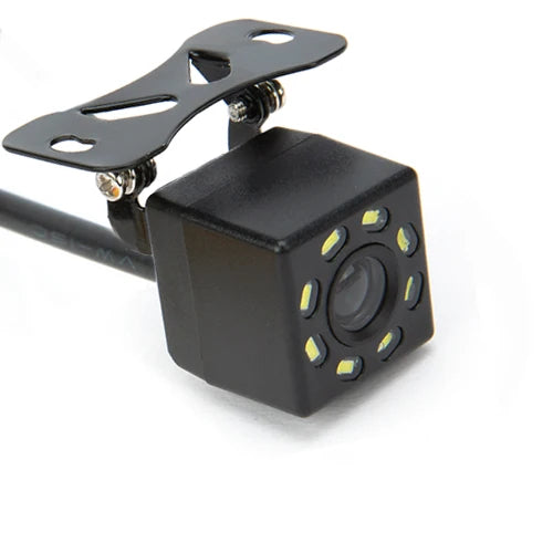 Hippcron Telecamera posteriore per auto 4 LED Visione notturna Reverse Monitor di parcheggio Impermeabile 170 gradi HD Video