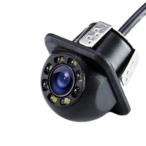 Hippcron Telecamera posteriore per auto 4 LED Visione notturna Reverse Monitor di parcheggio Impermeabile 170 gradi HD Video
