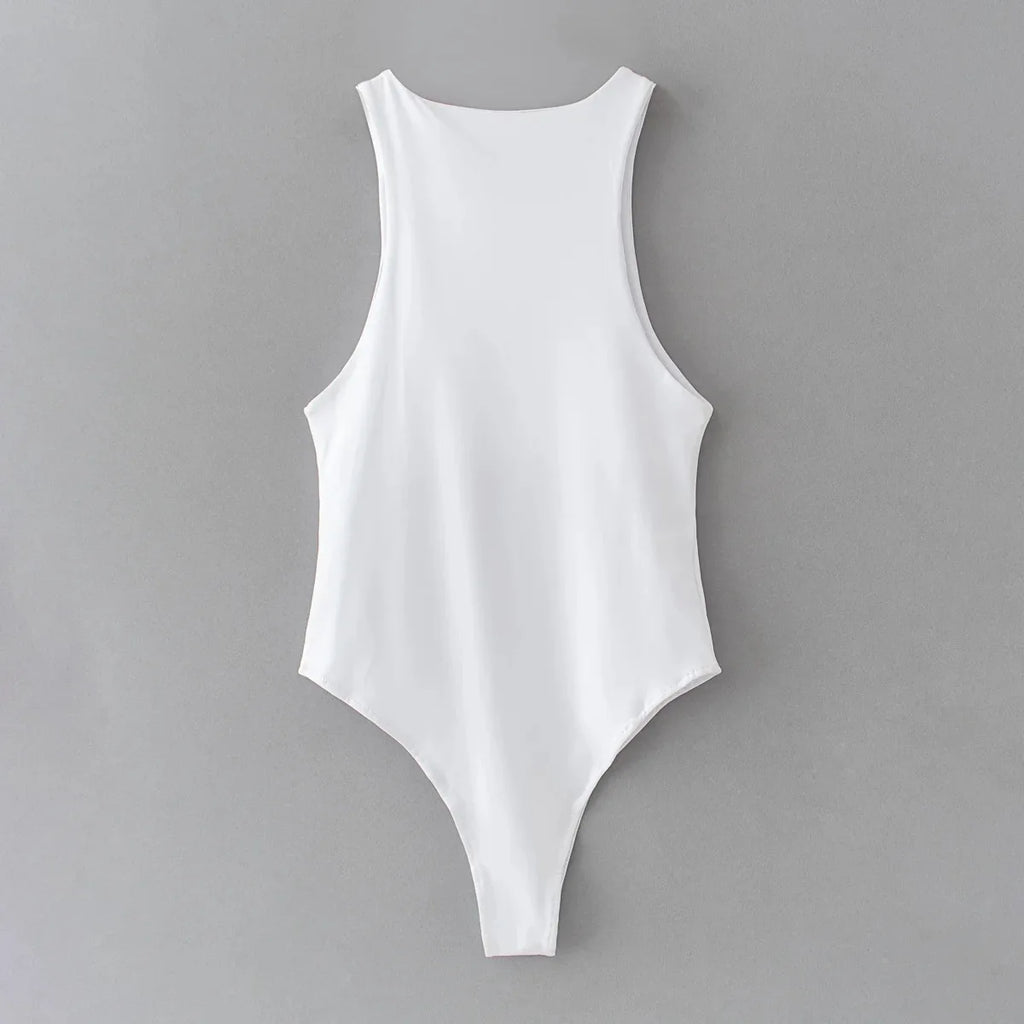 Body donna 4 colori sottile casual chic