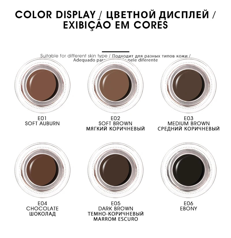 IMAGIC Professional Eyebrow Gel 6 Colori
