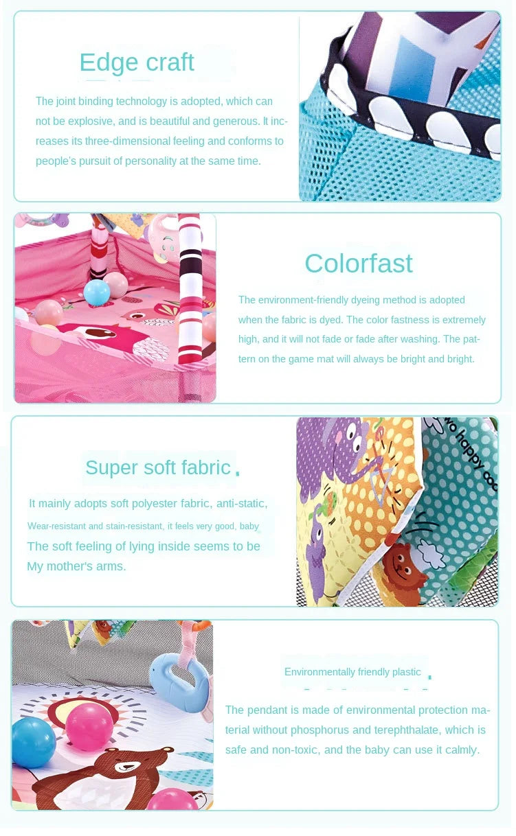 Baby Fitness Frame Crawling Tappetino Educativo per bambini