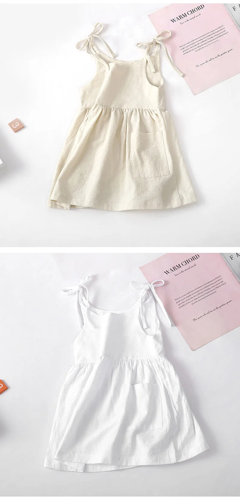 Abito estivo per bambina in cotone