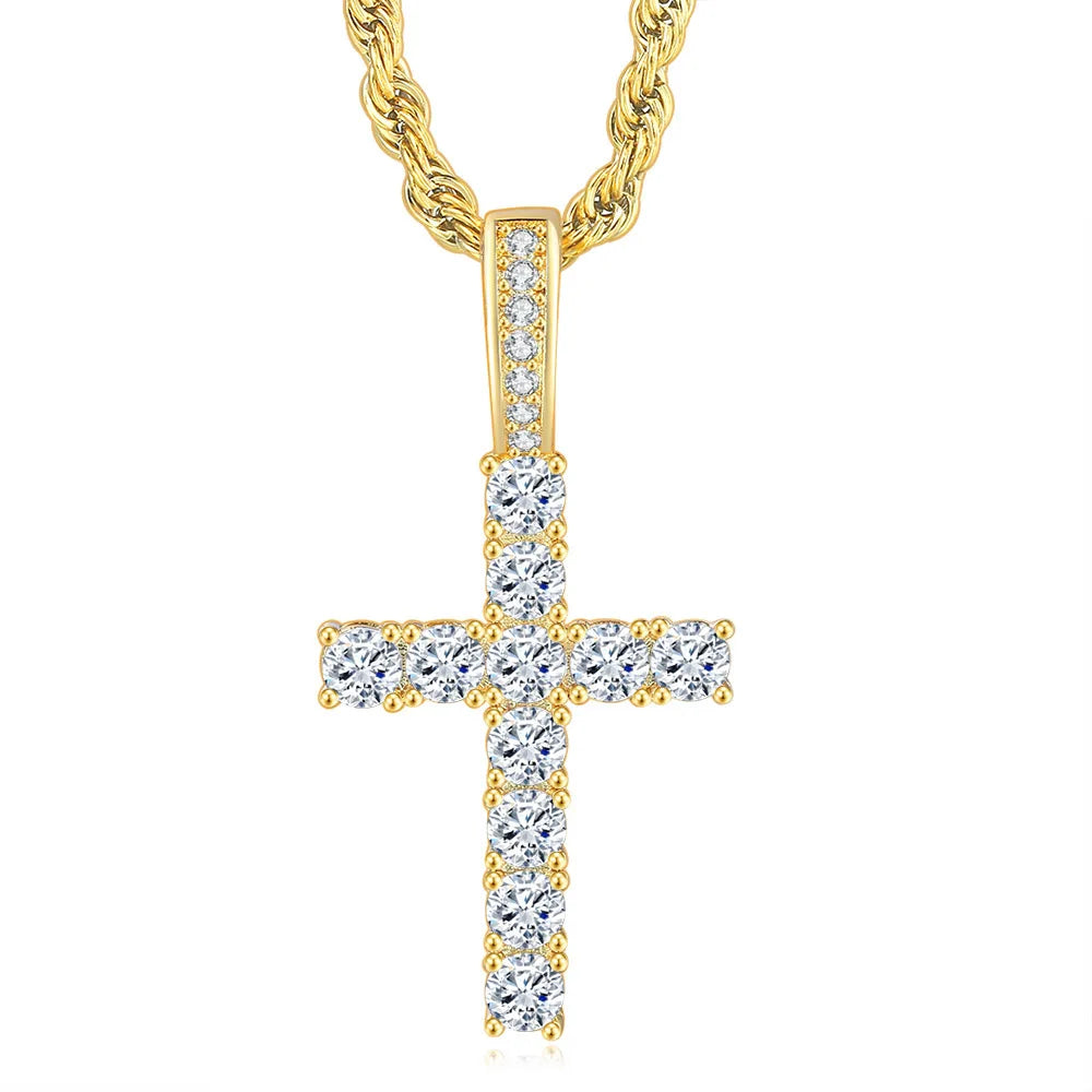 Collana con ciondolo a croce Unisex