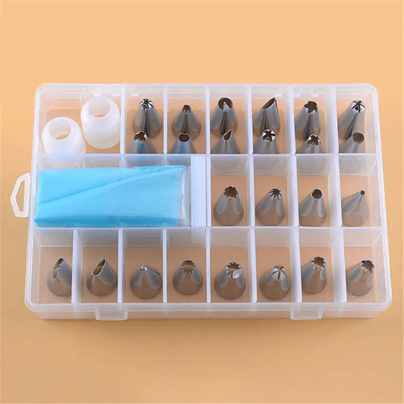 24 PEZZI DI GLASSA UGELLO UGELLO SET BOX – DECORAZIONI