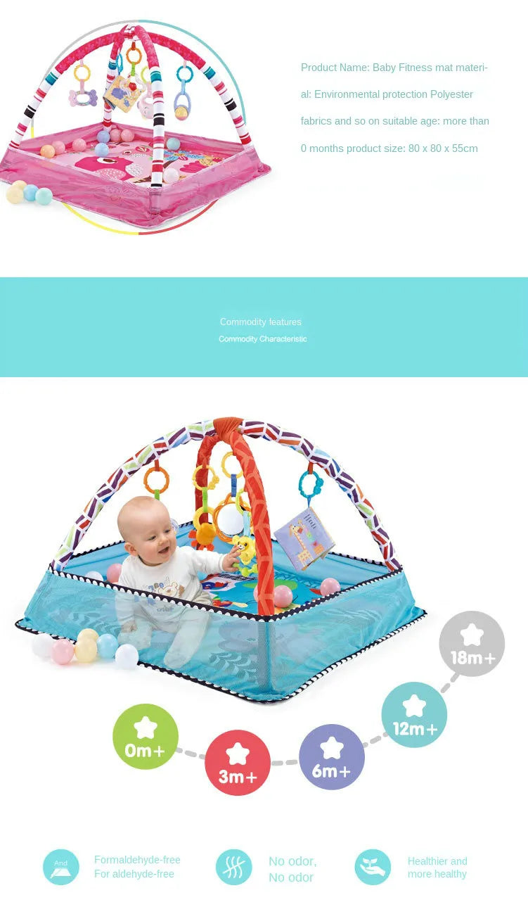 Baby Fitness Frame Crawling Tappetino Educativo per bambini