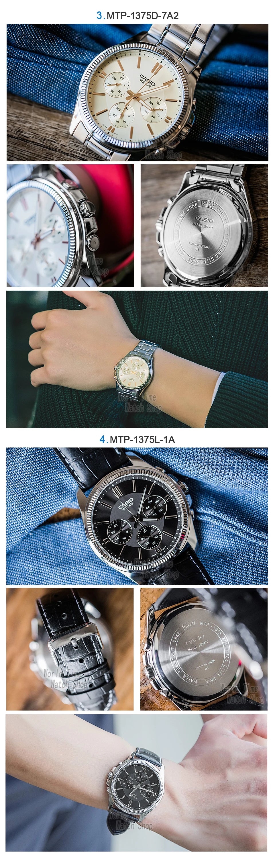 Casio Orologio da uomo impermeabile vari modelli