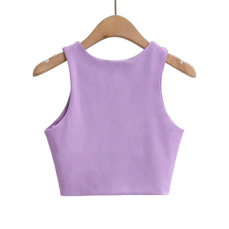 Sexy Slim Senza Maniche Doppio Nylon di buona qualità 6 colori