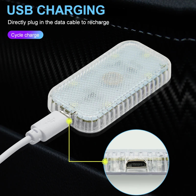LED Touch Light Mini Wireless Auto Illuminazione per interni Ricarica USB