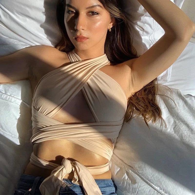 Top Donna Senza maniche