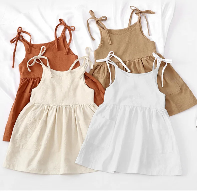 Abito estivo per bambina in cotone