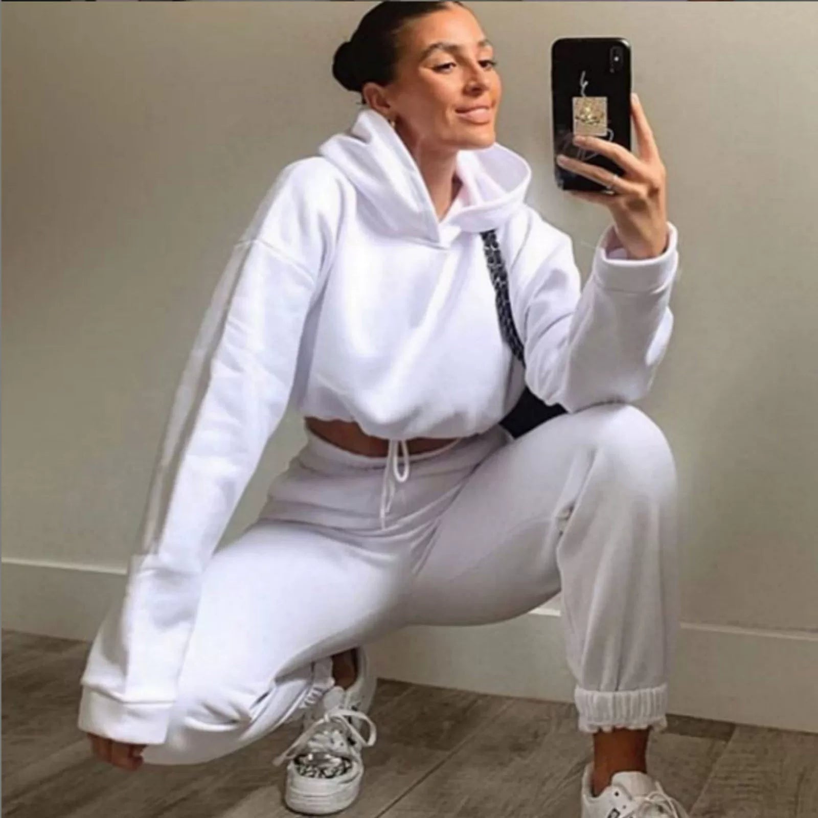 Tuta casual sportivo a maniche lunghe