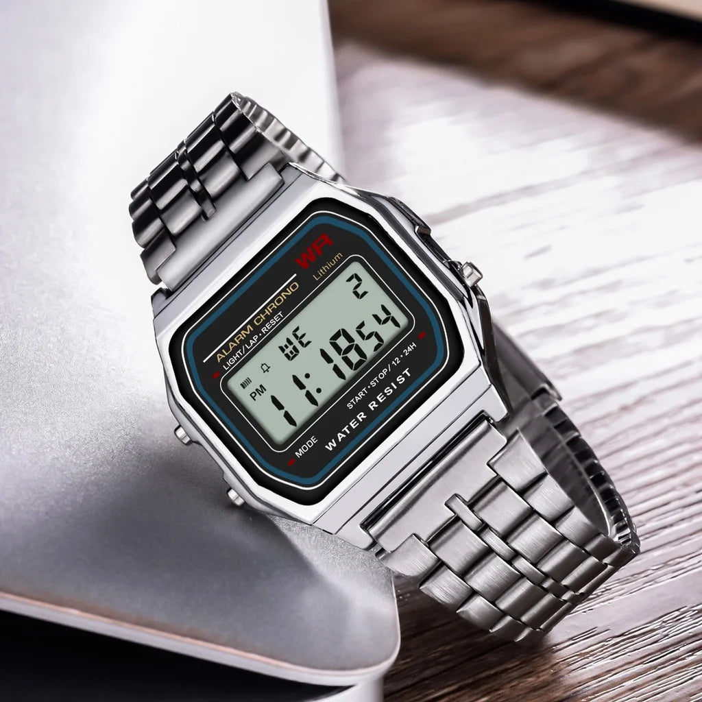 Orologio digitale per uomo Impermeabile Modello casio